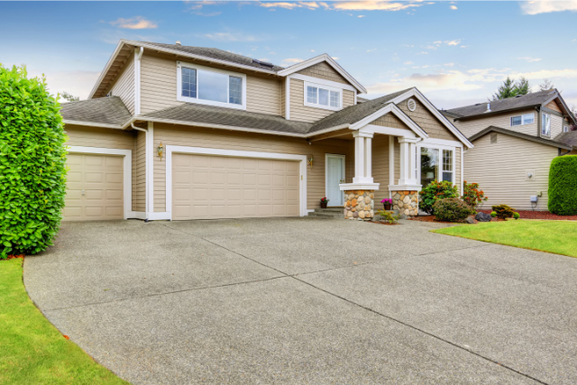 New Concrete Driveway Project completed